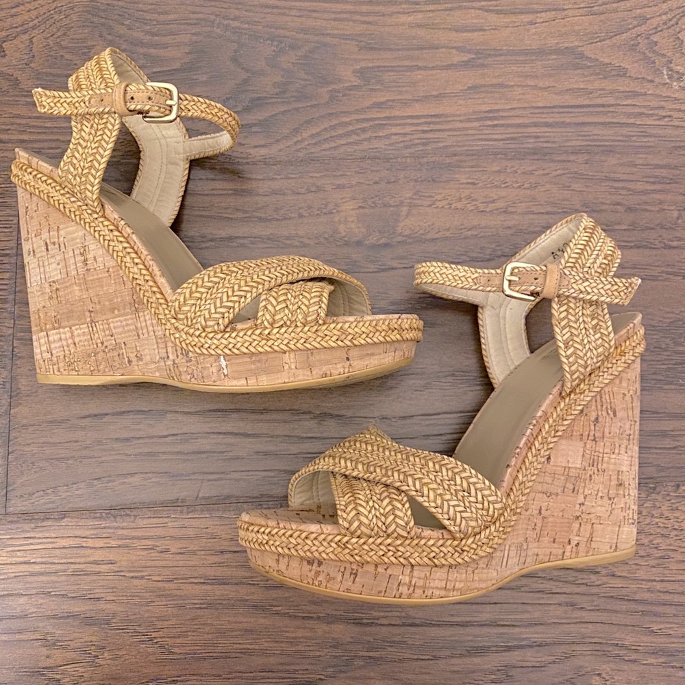 Stuart Weitzman Minx Wedge Sandals